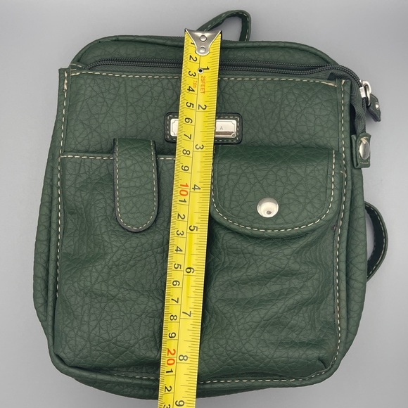 Strada Crossbody Bag Green Compartments Organized Pockets SummerTravel Purse - Picture 5 of 8